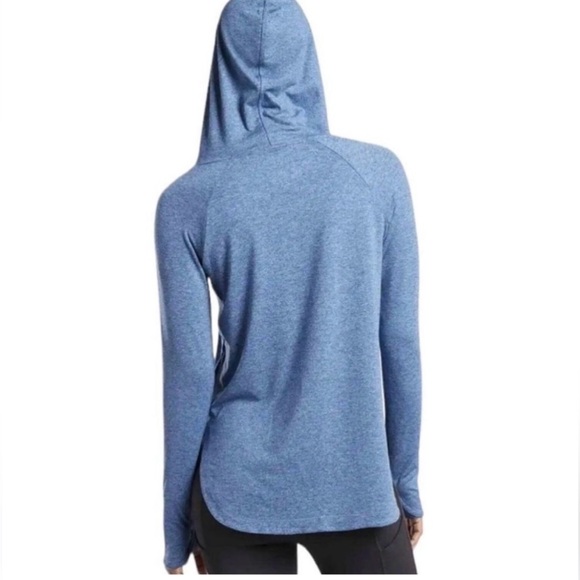 Athleta Uptempo Hoodie Sweatshirt, Blue, Women's Small - Picture 2 of 13
